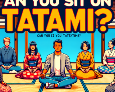 Can You Sit on Tatami?