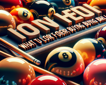 What to Look for When Buying Billiard Balls?