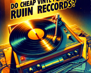 Do cheap vinyl players ruin records?