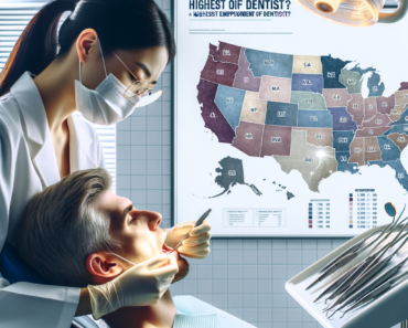 What states have the highest employment of dentists?