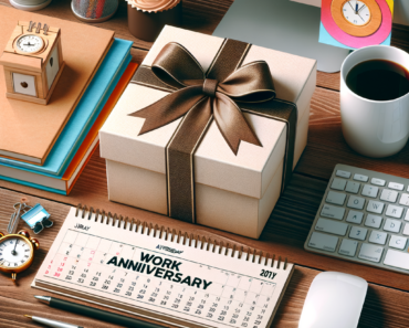 What is an Example of a Work Anniversary Gift?