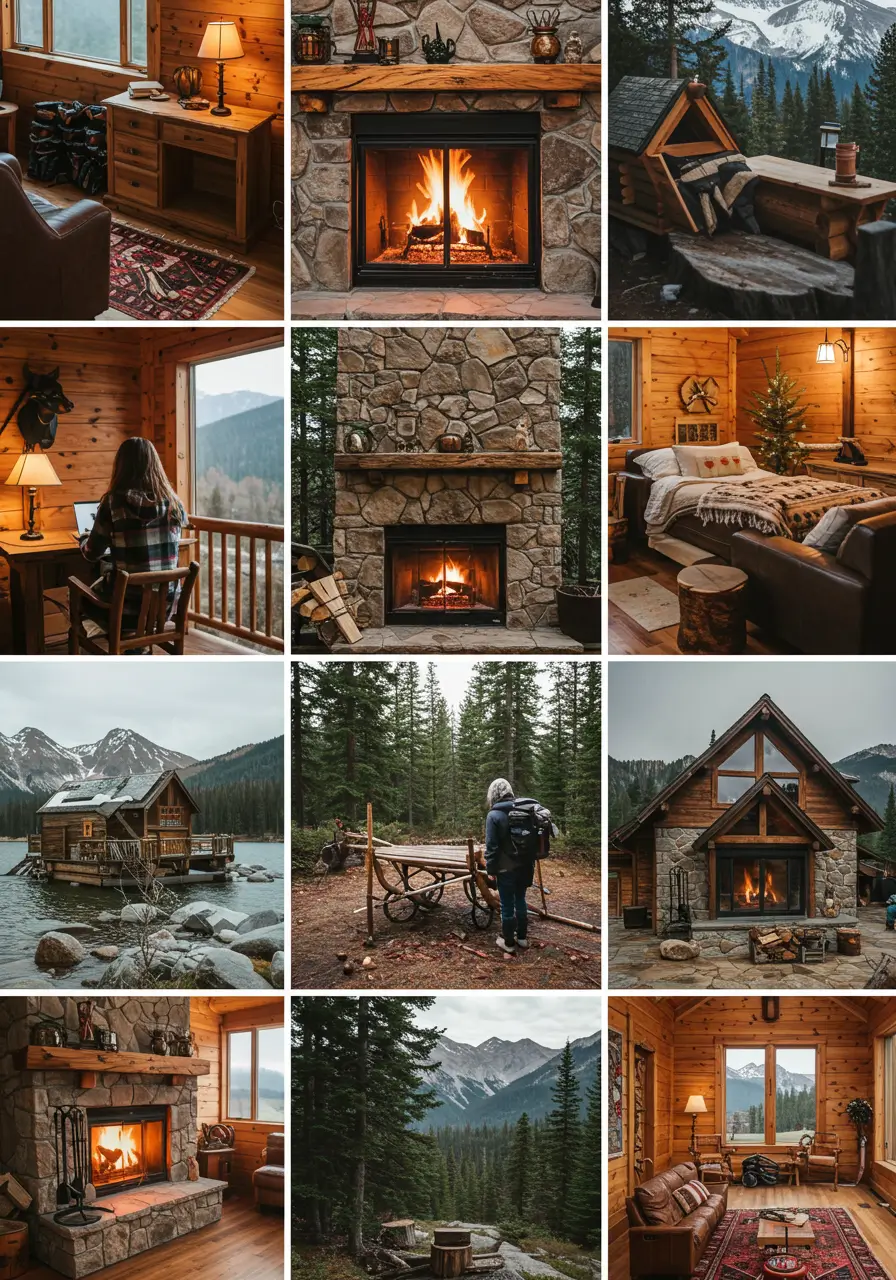 Creating Your Cabin Trip Mood Board
