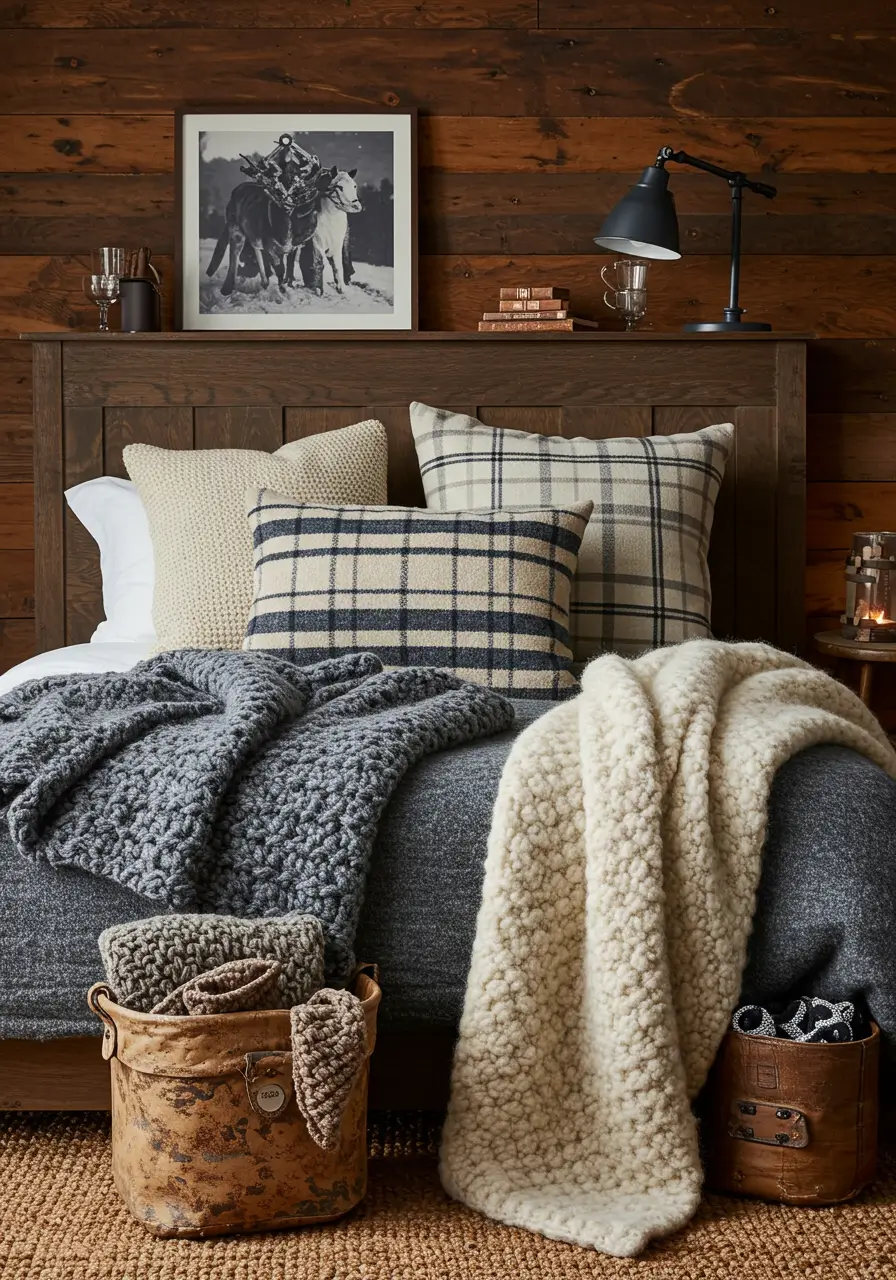 Layer Cozy Textiles and Patterns