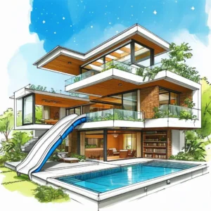 Unique House Drawing Ideas1