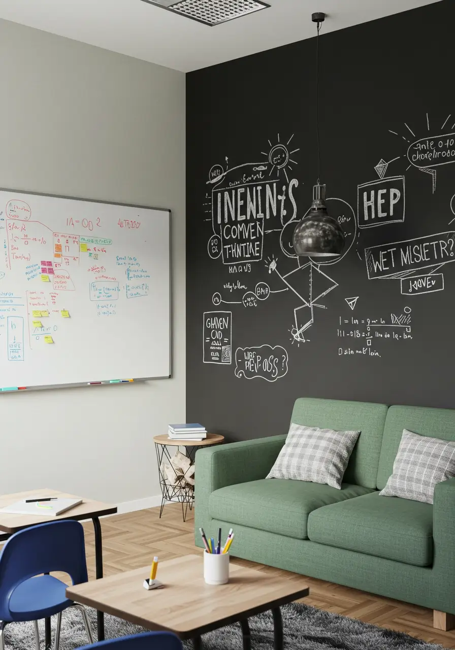 Chalkboard or Whiteboard Wall