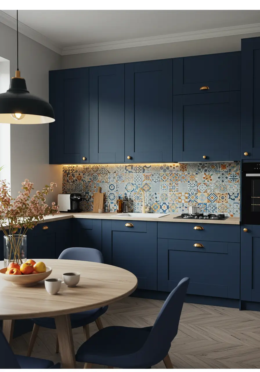 Color Palettes Defining Kitchen