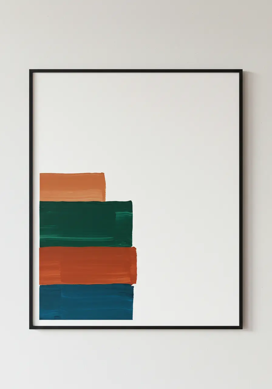 DIY Abstract Canvas Art