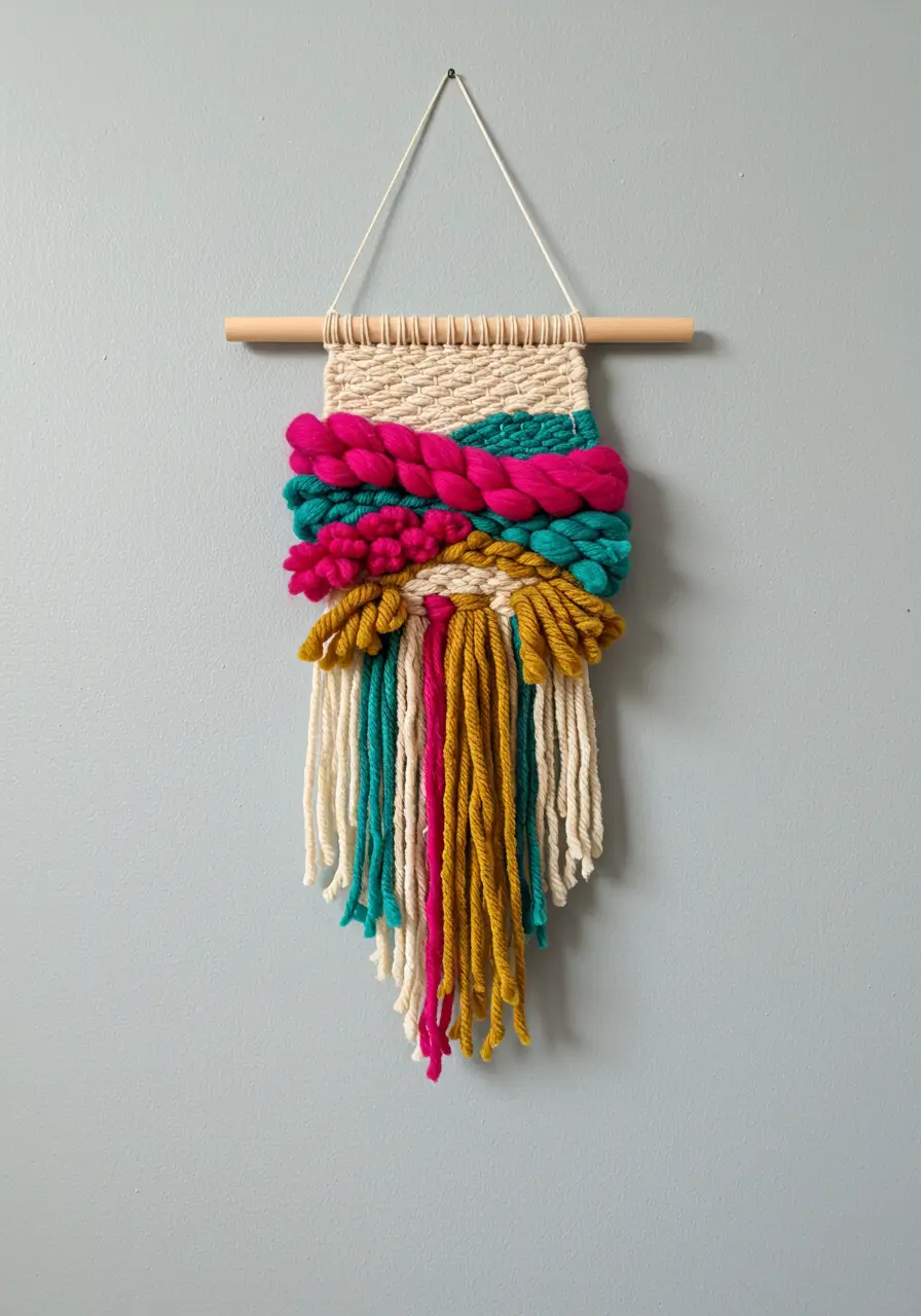DIY Yarn Wall Hanging