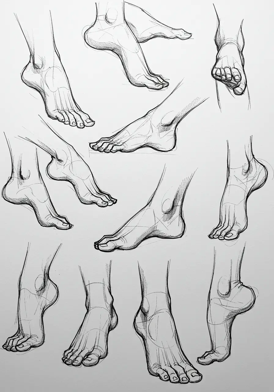 Drawing Feet