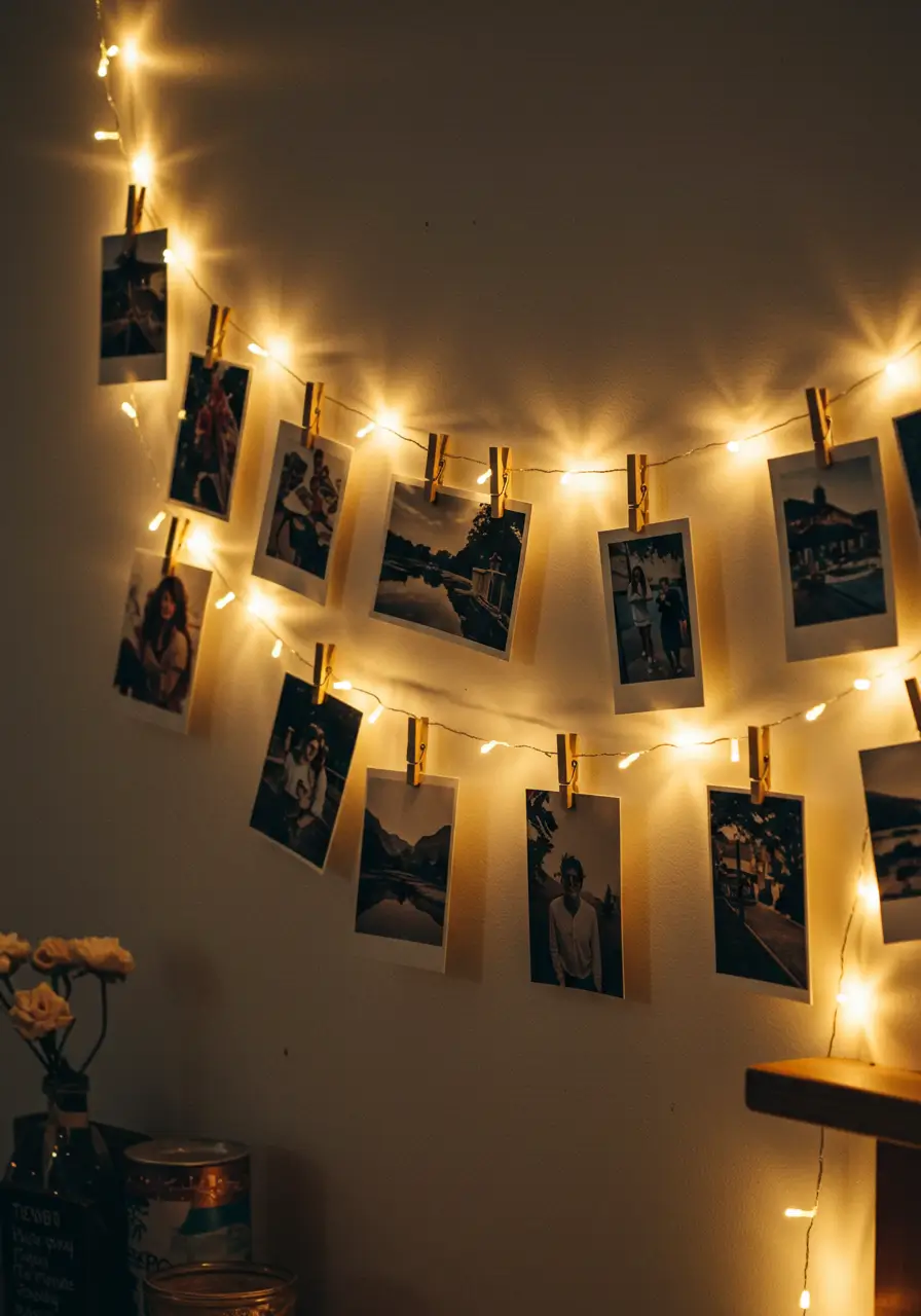 Fairy Lights with Photo Clips1