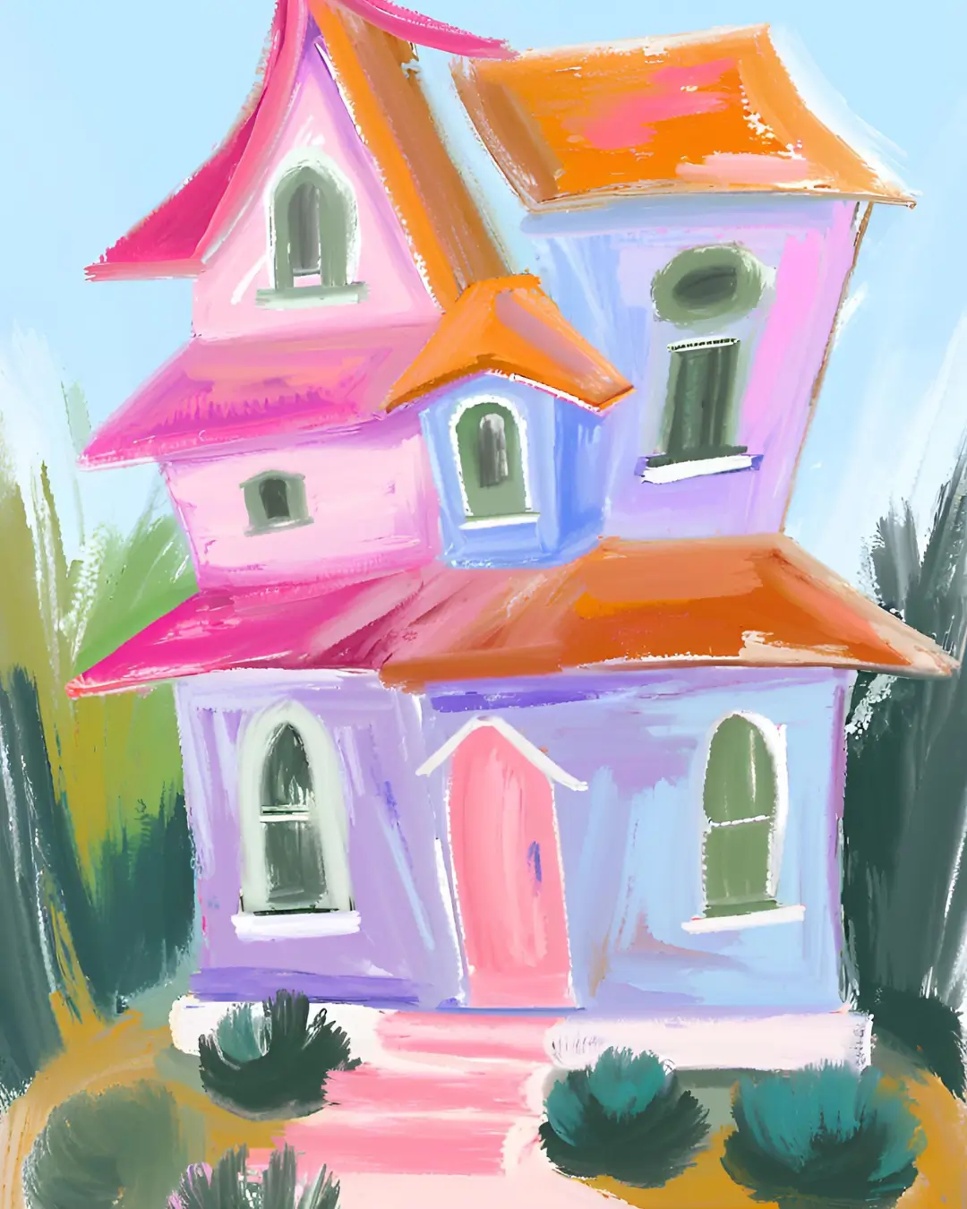 More Fun House Drawing Ideas