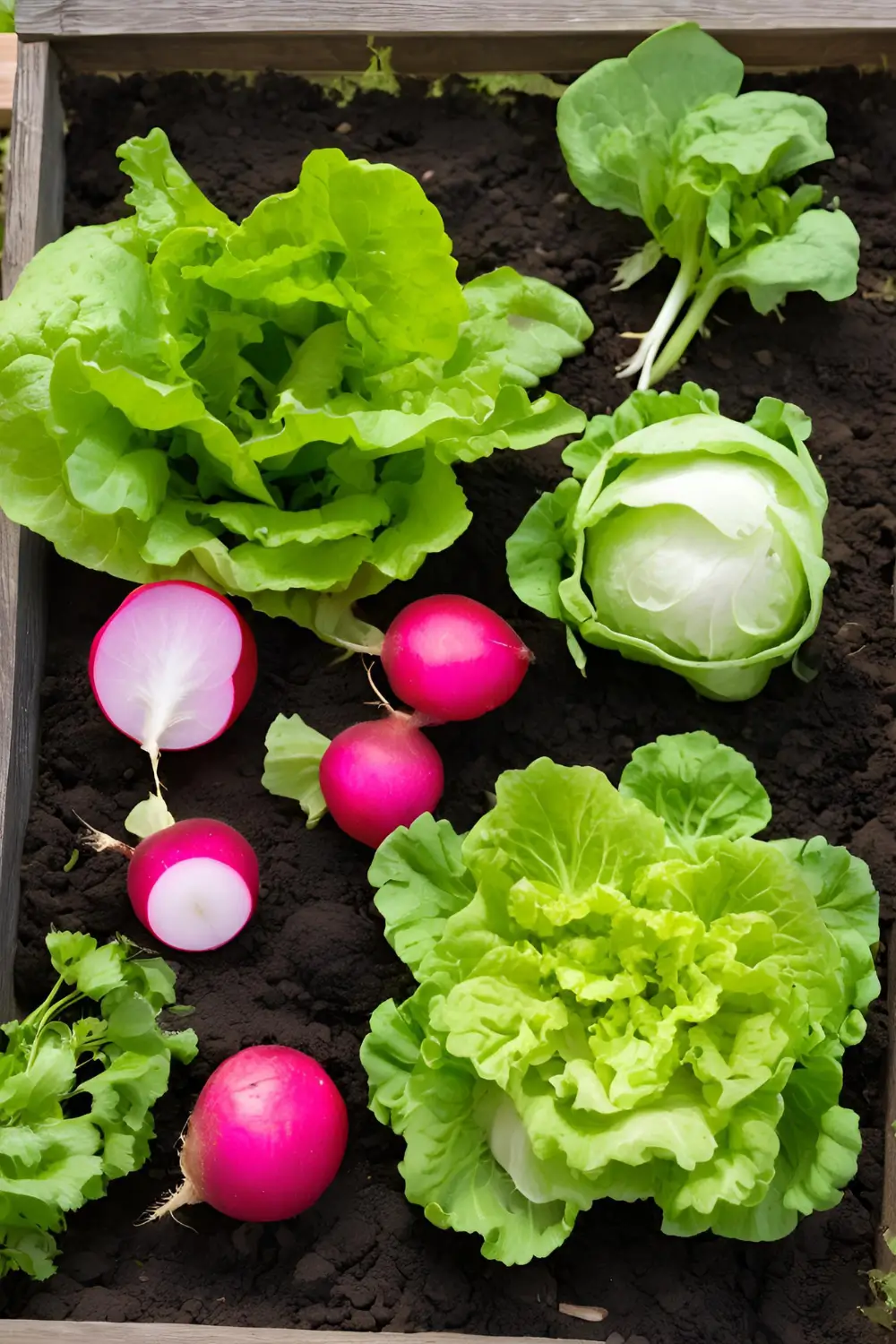 Lettuce + Radishes