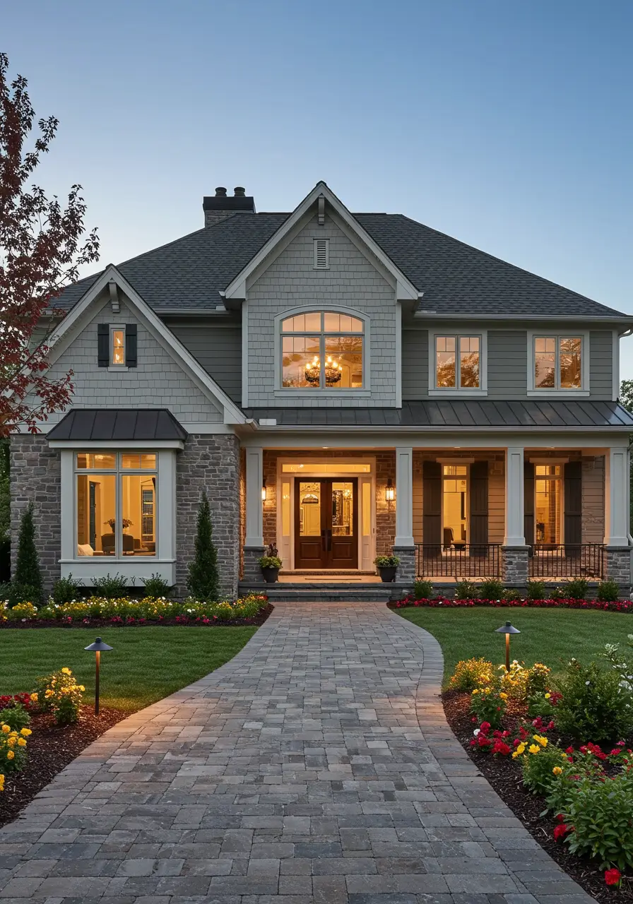 Luxury home design mixes