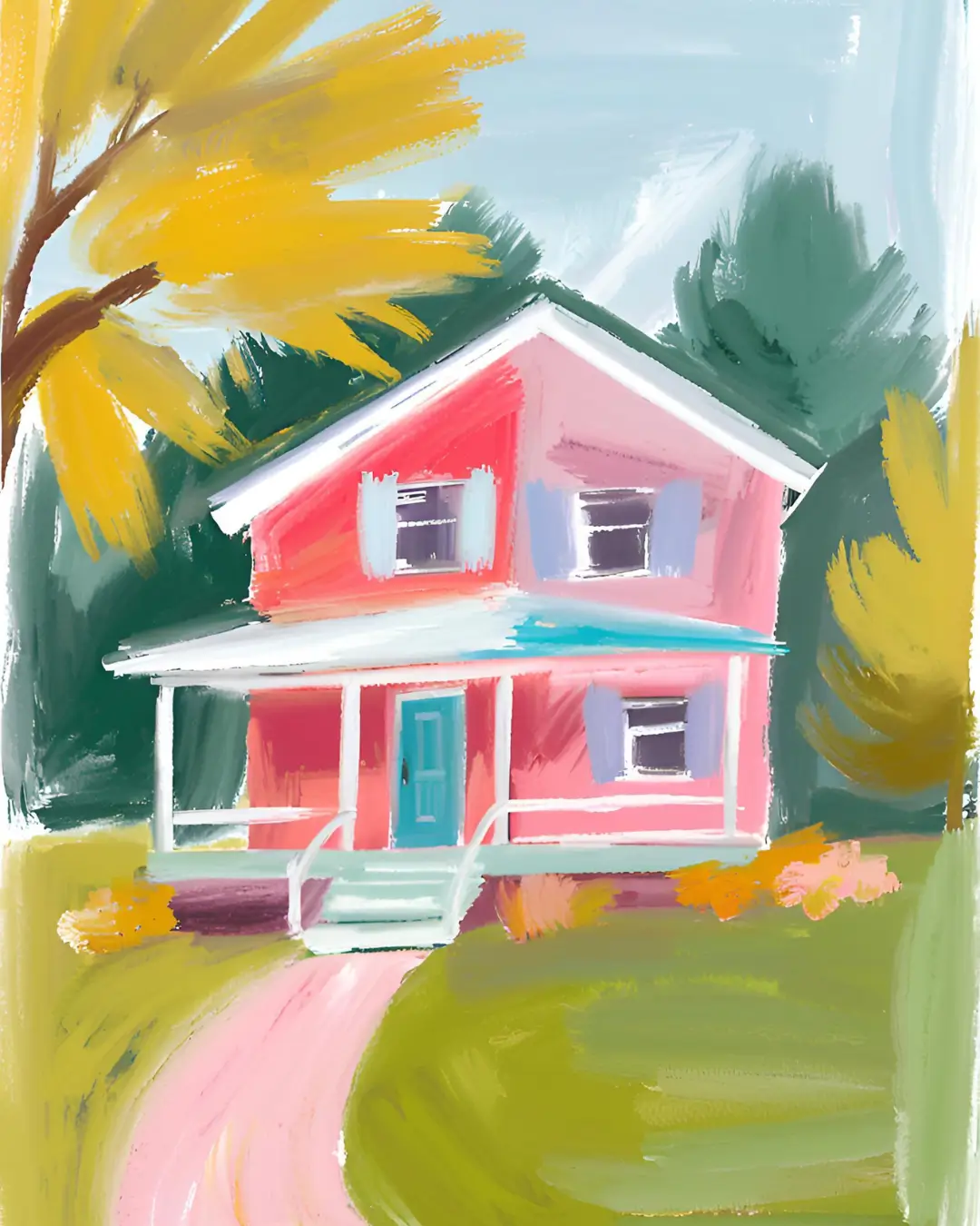 Seasonal House Drawing Ideas