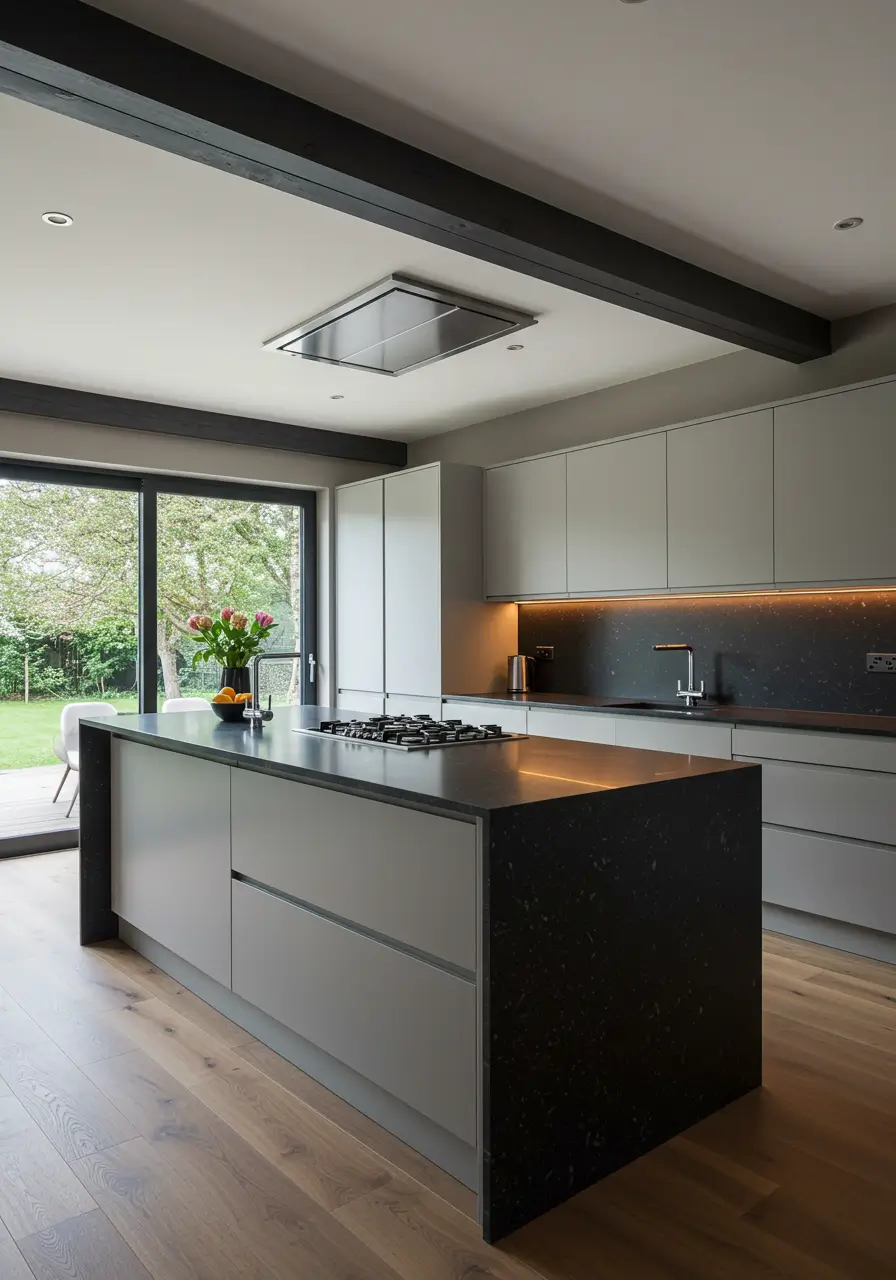 Semi-open kitchen designs