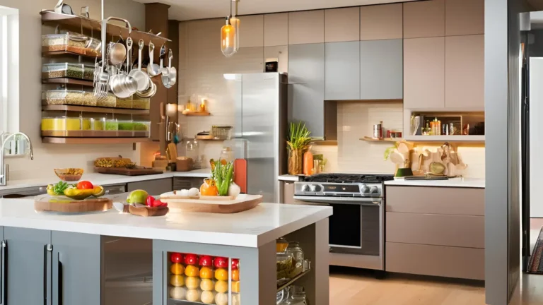Space-Saving Kitchen Organization
