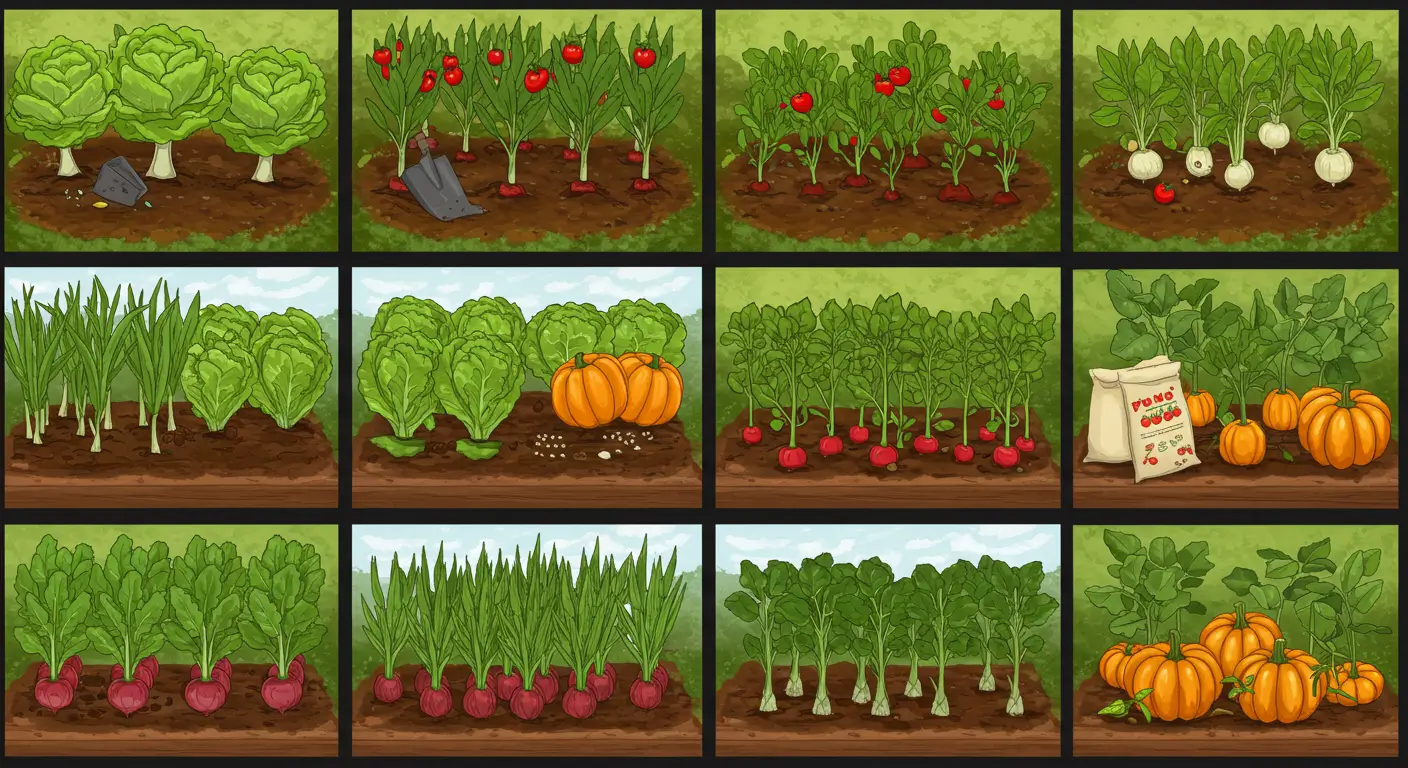 Thriving Vegetable Garden at Home