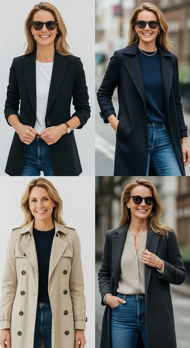 Elegant Outerwear- dress at 60