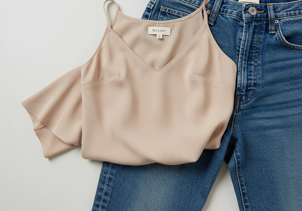 Fabric and Texture- wide leg jeans