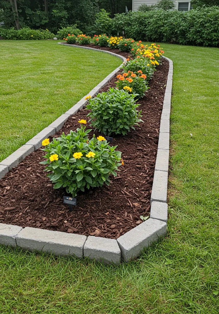 Installing Edging for Definition and Containment