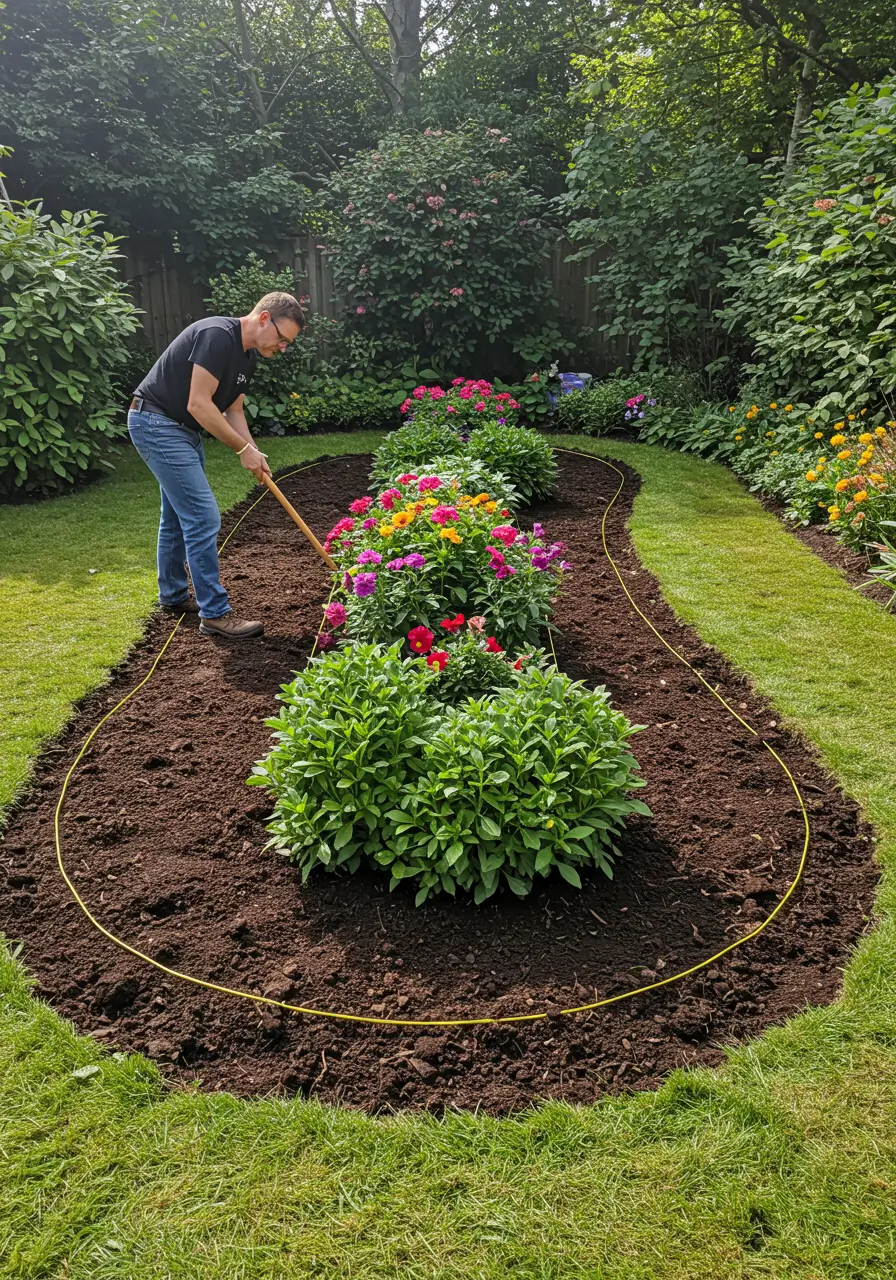 Outlining and Defining Your Flower Bed