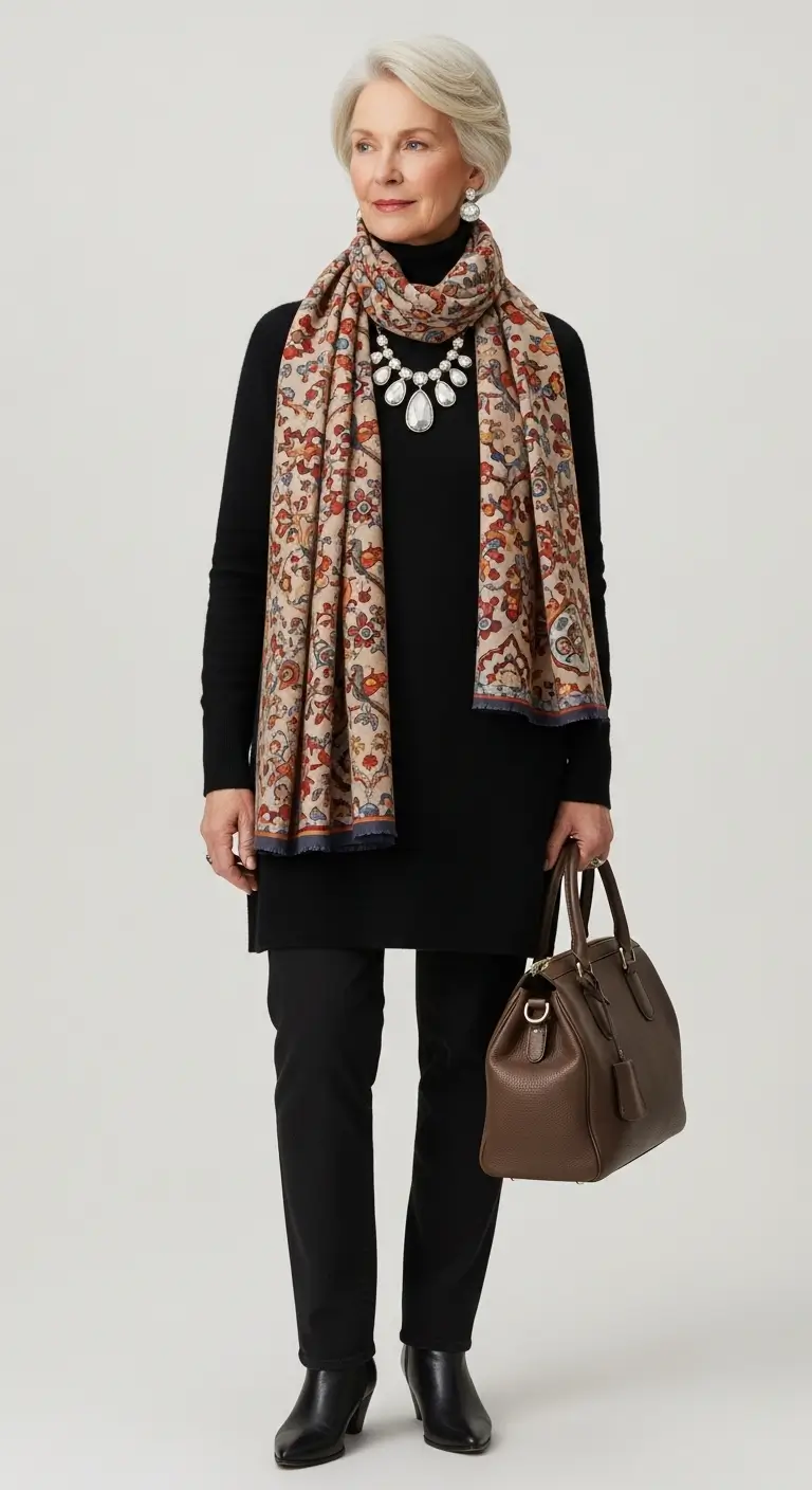 Thoughtful Accessories- dress at 60