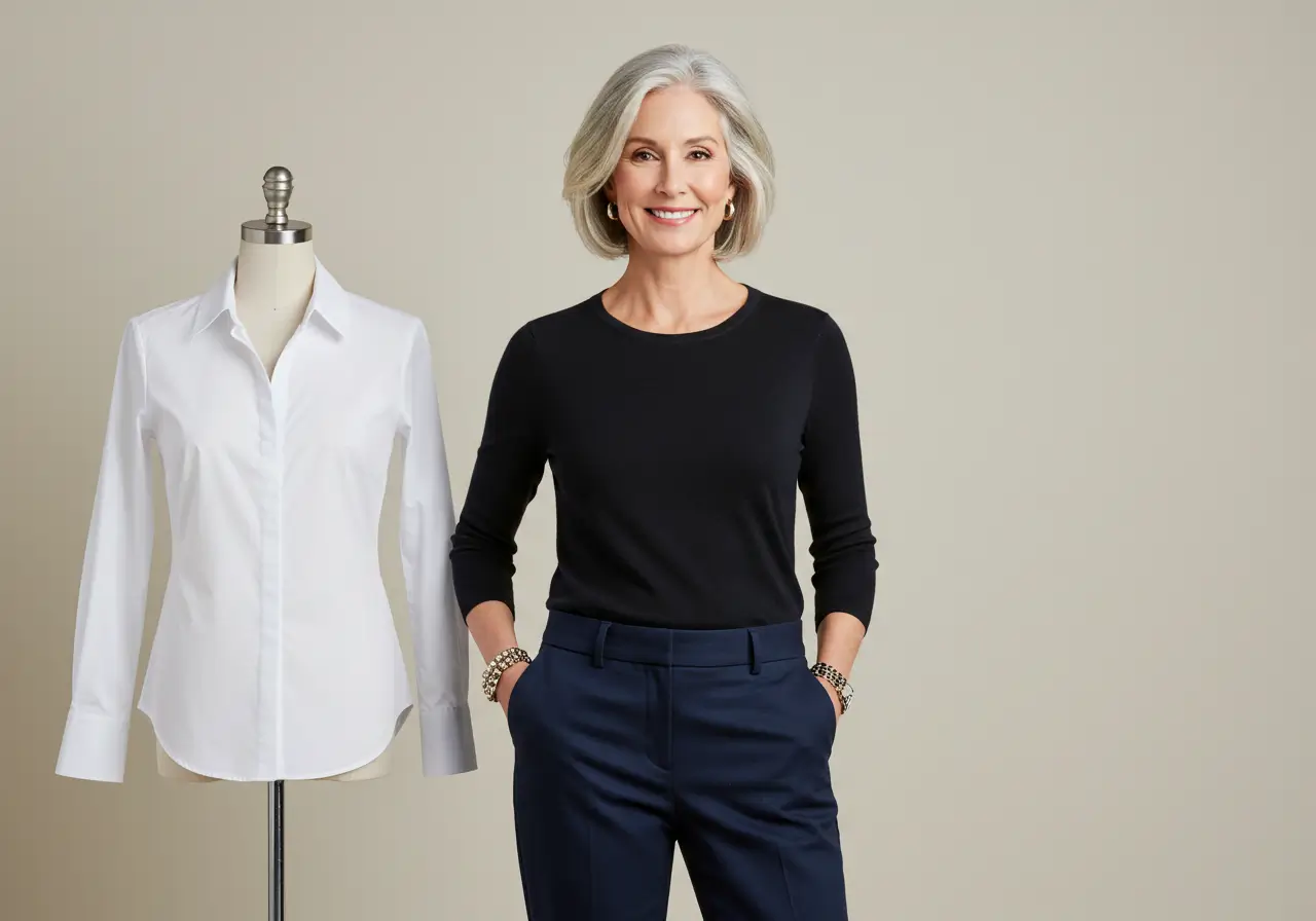 Timeless Tops and Blouses- dress at 60