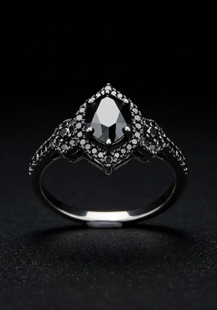 Black Diamond or Unique Dark Gemstone