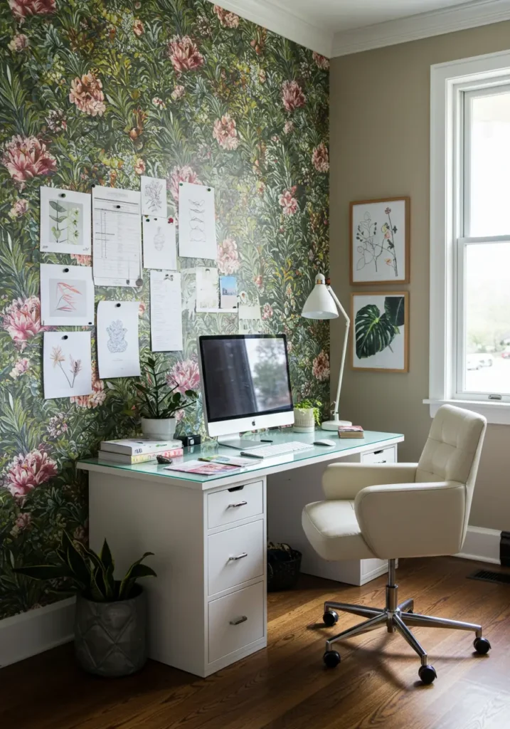 Bold Floral or Botanical Wallpaper
