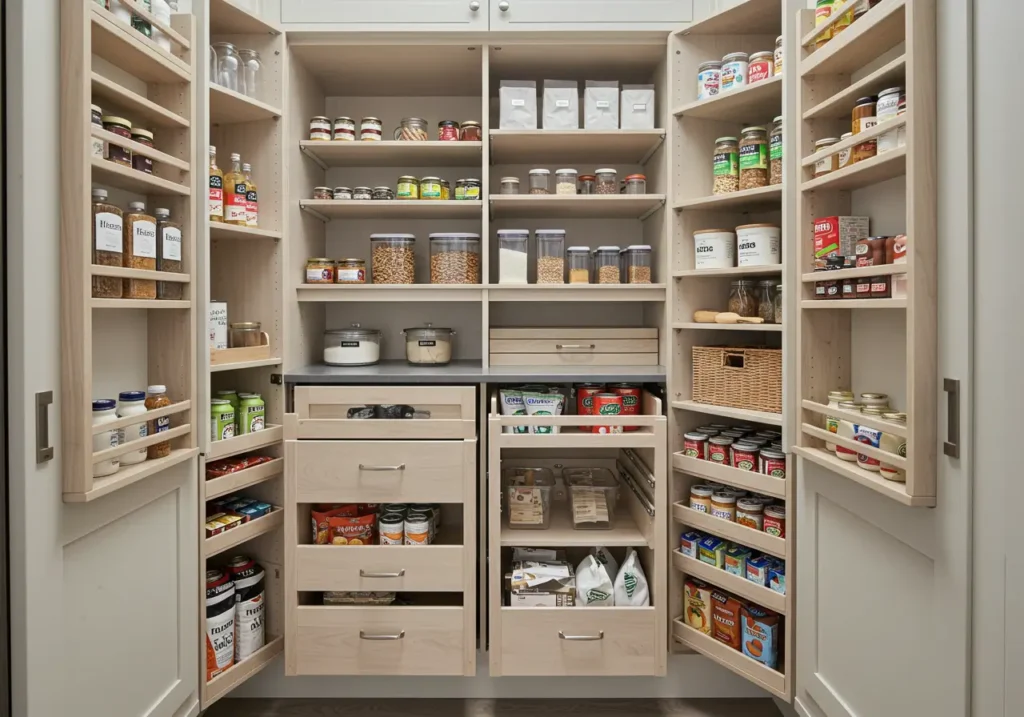 Deep Pantry Shelves