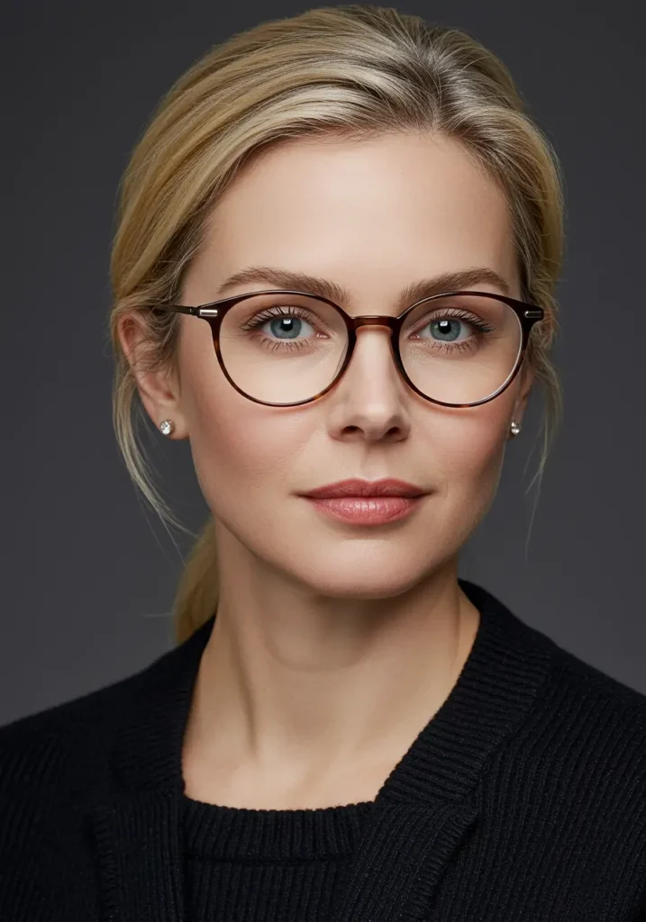 Glasses for Women Over 40-Elegant Round Frames