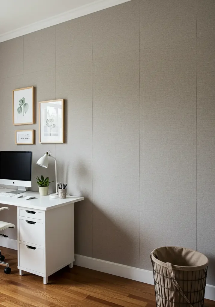 Fabric Wall Covering- Softness and Texture