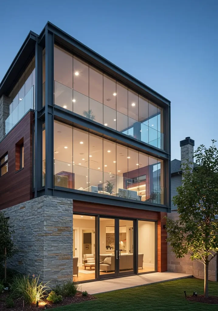 Glass and Steel Modern