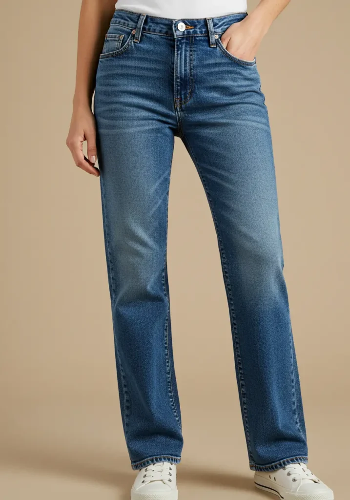 Medium Wash Indigo Jeans