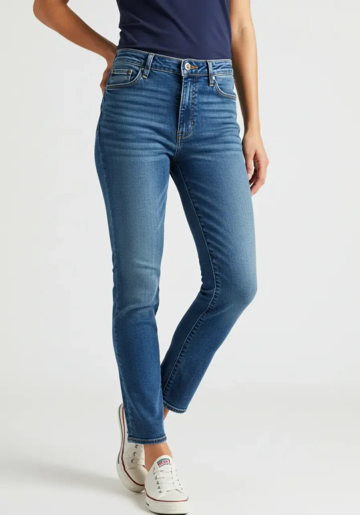 Medium Wash Indigo Jeans2