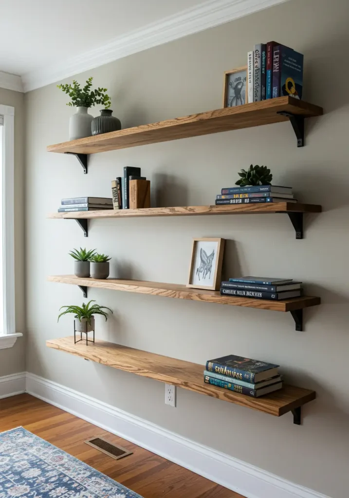 Mid-Range Materials (Between $50-$100 per shelf)