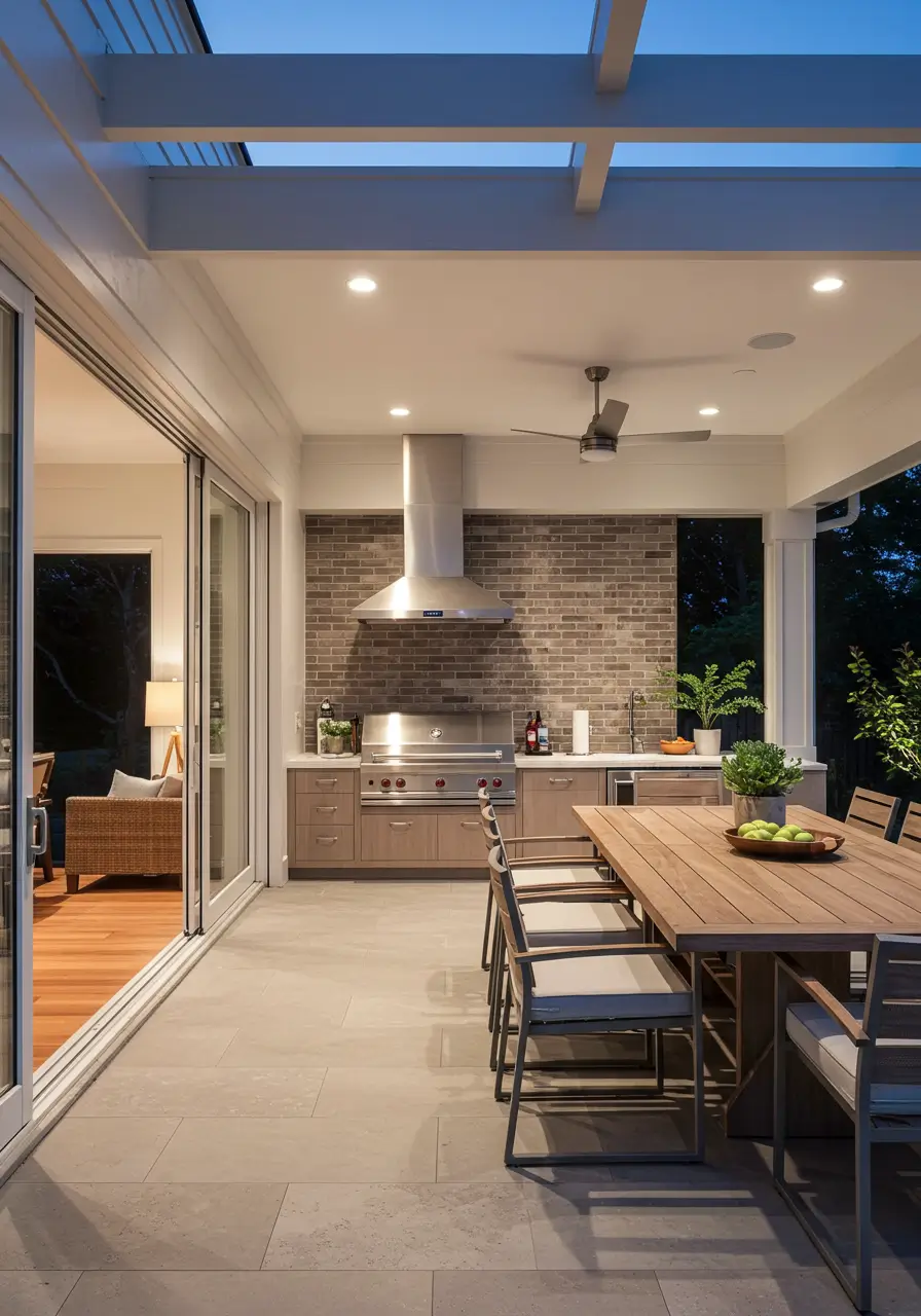 Outdoor Kitchen Integration