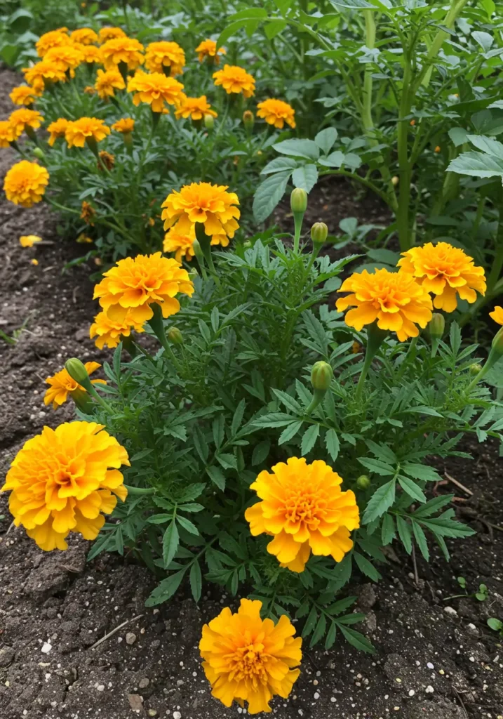 Potatoes and Marigolds
