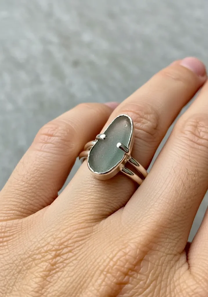 Sea Glass Rings