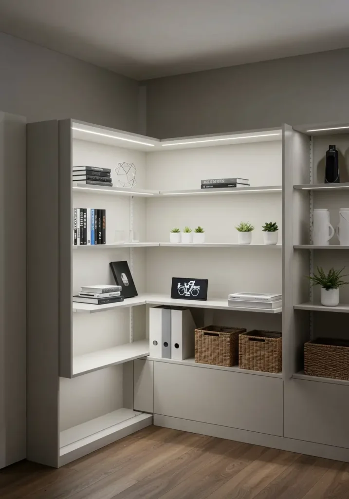 Smart Storage Solutions and Integrated Lighting