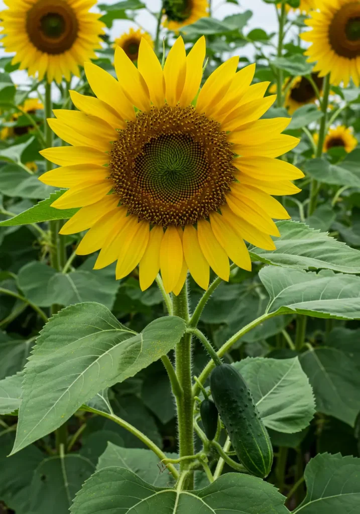 Sunflowers and Cucumbers