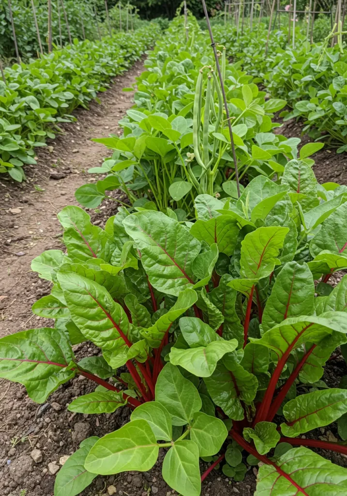 Swiss Chard and Bush Beans