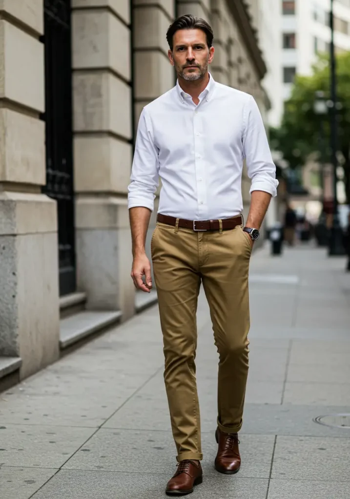 The Button-Down Shirt and Chinos