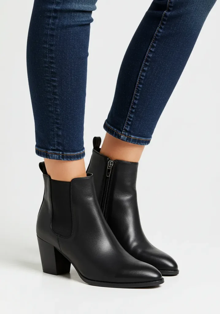 The Classic Black Ankle Boot