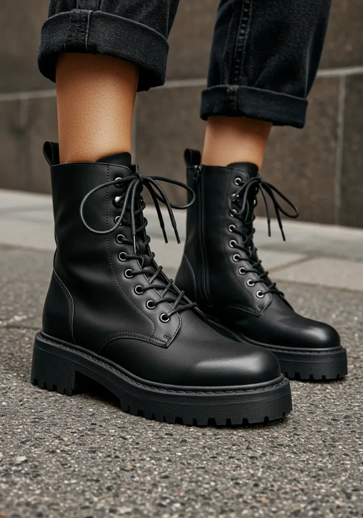 The Edgy Combat Boot