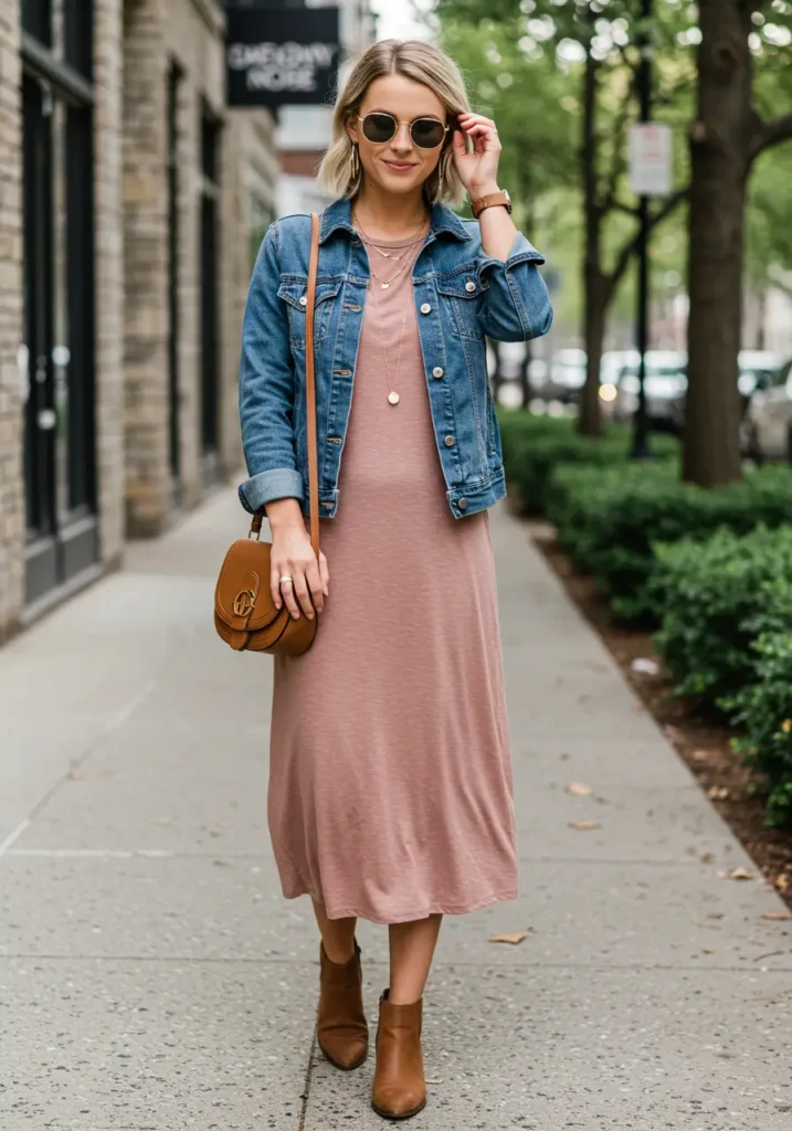 The Midi Dress with Layers