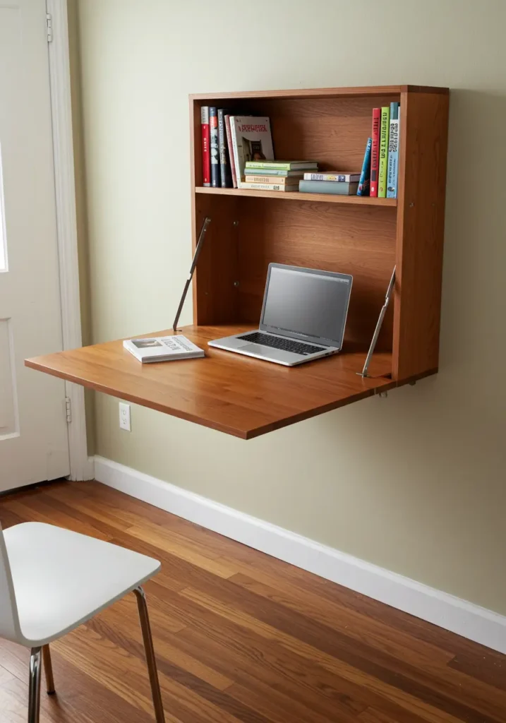 Wall-Mounted Drop-Leaf Tables or Desks