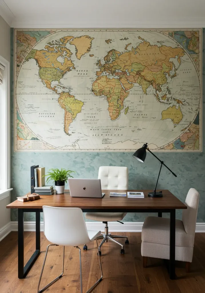 World Map Wall Mural- Inspiring Exploration
