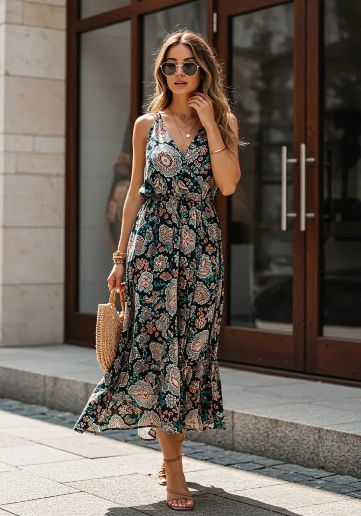 summer dresses over 40- Maxi Dress Elegance