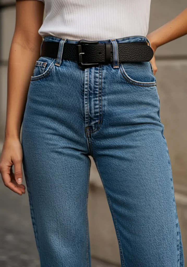 Pair with High-Waisted Jeans for a Casual Chic Look